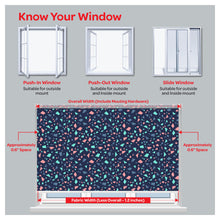 Load image into Gallery viewer, Mid Century Mosaic Pattern Pattern Print Window Roller Shade