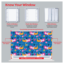 Load image into Gallery viewer, Mermaid with Her Friends Nursery Kid Room Window Roller Shade