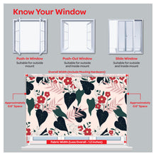 Load image into Gallery viewer, Botanical Garden Flower Pattern Window Roller Shade