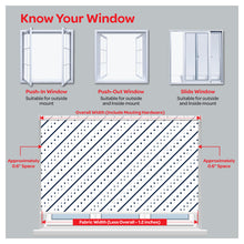 Load image into Gallery viewer, Contemporary Lines and Dots Print Window Roller Shade