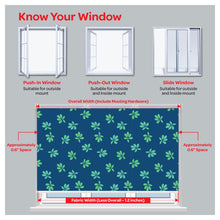 Load image into Gallery viewer, Botanical Leaf Print Window Roller Shade