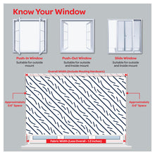 Load image into Gallery viewer, Lines Pattern in White Background Window Roller Shade