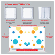 Load image into Gallery viewer, Colorful Polka Dot Window Roller Shade