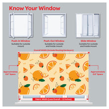 Load image into Gallery viewer, Orange Citrus Fruits Window Roller Shade