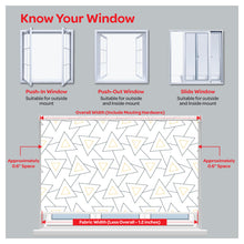 Load image into Gallery viewer, Minimalist Triangle Pattern Print Window Roller Shade