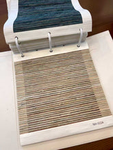 Load image into Gallery viewer, Natural Flax and Copper Weave Window Shade (Top Down Bottom Up Available)
