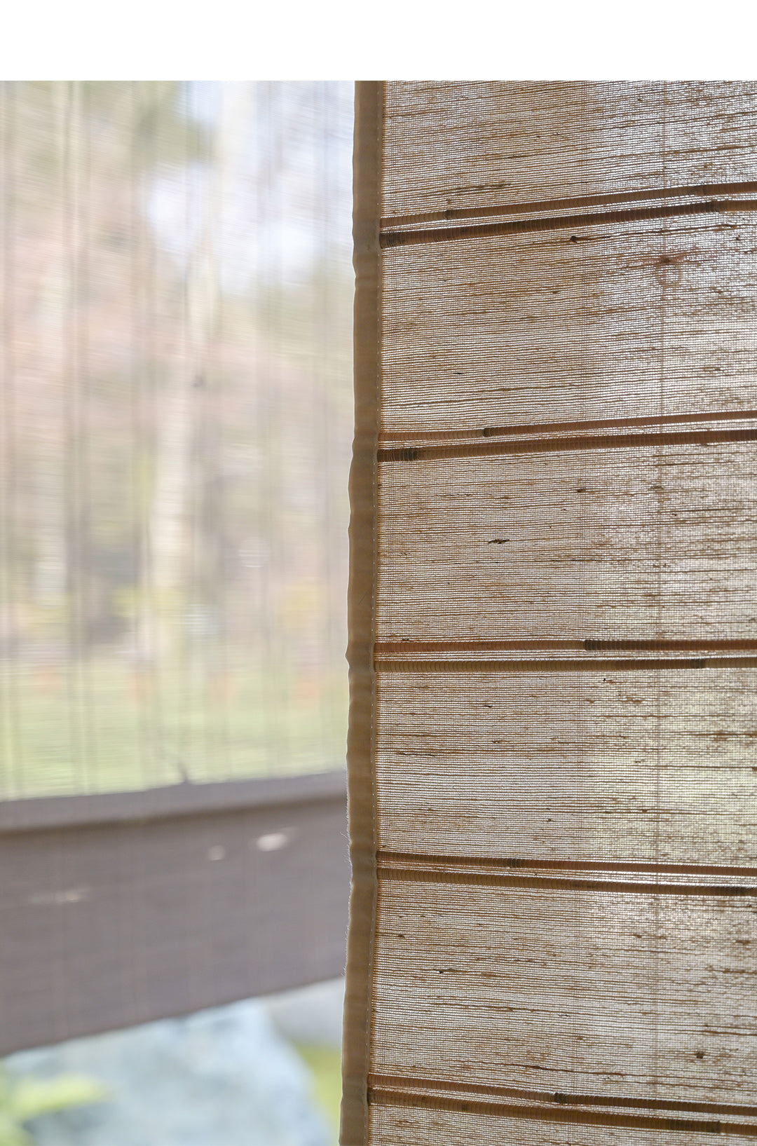 Natural Reed Linen Roman Style Window Roller Shade – Art Shades