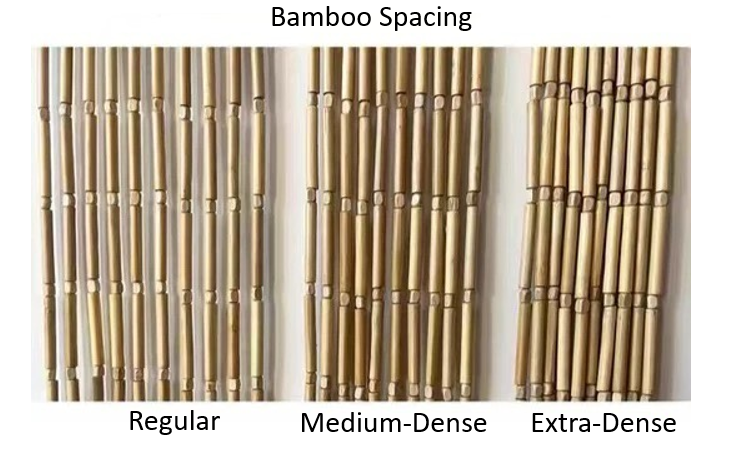 Plain Custom Bamboo Bead Curtain Room Divider & Wall Décor
