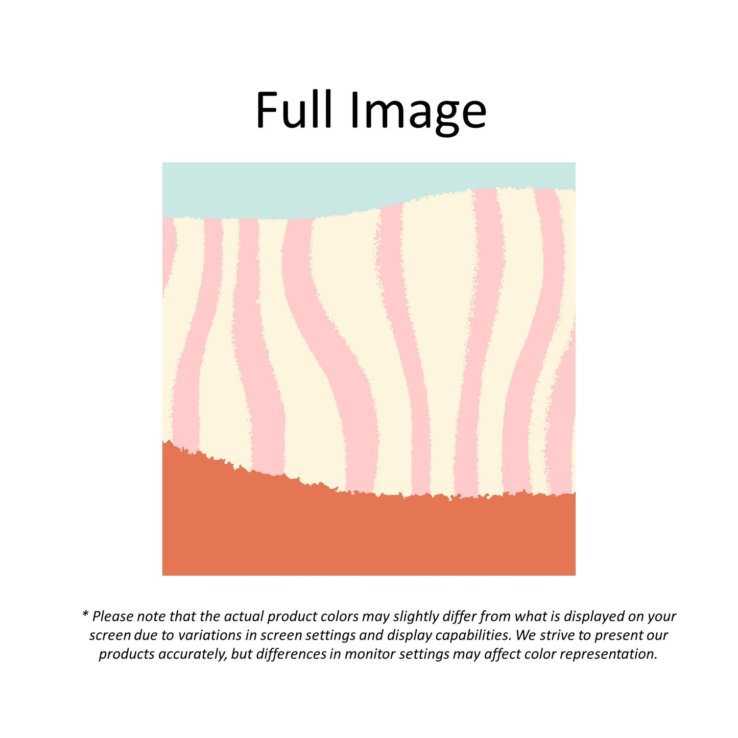 Abstract Art Pastel Color Neutral Nursery Window Roller Shade