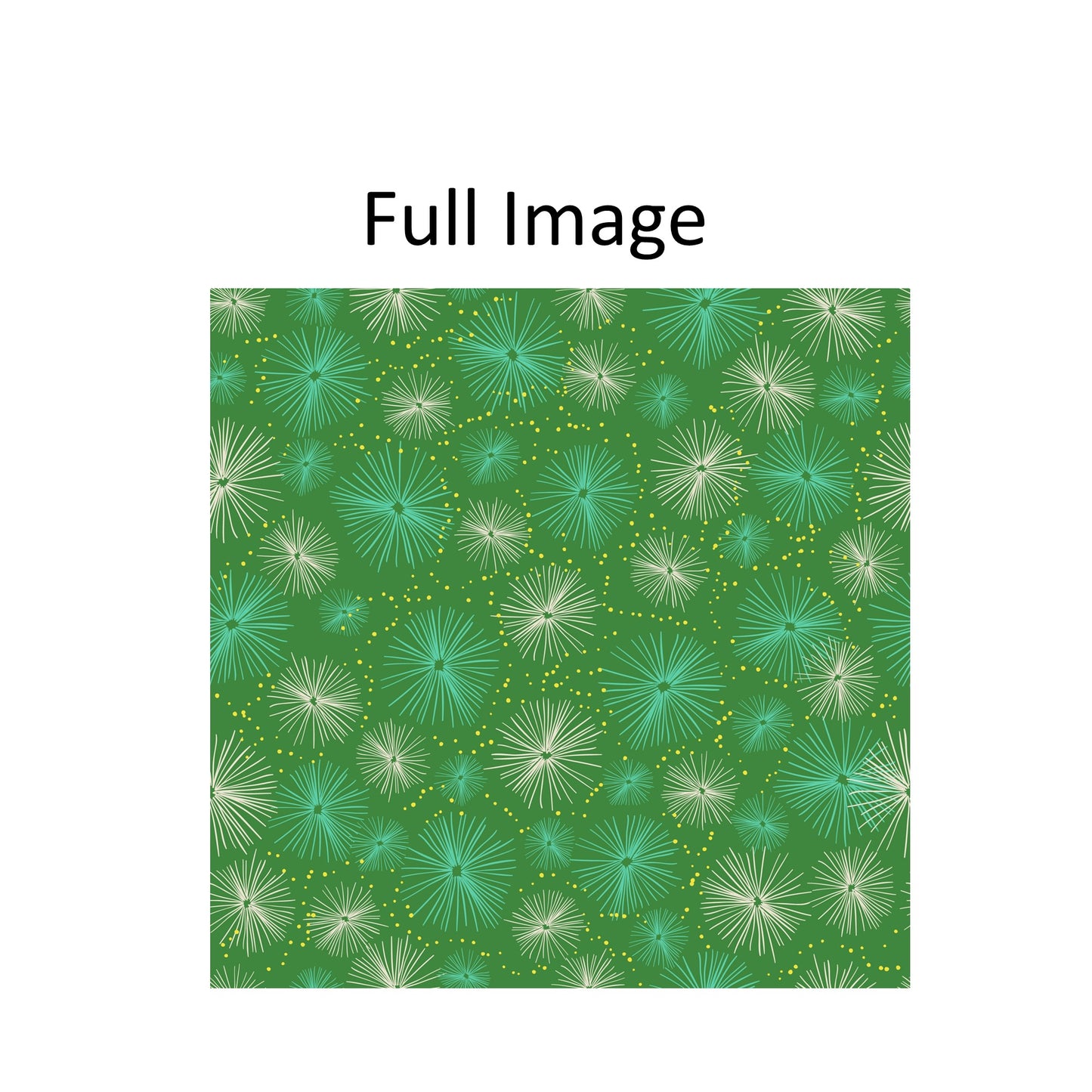 Dandelion Green Window Roman Shade