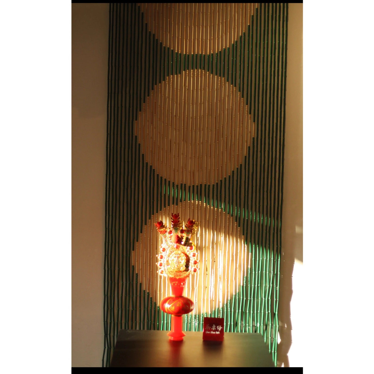 Plain Custom Bamboo Bead Curtain Room Divider & Wall Décor