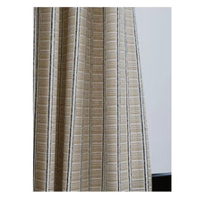 Load image into Gallery viewer, Textured French Stripe Rustic Grain Sack  Curtains Drapery
