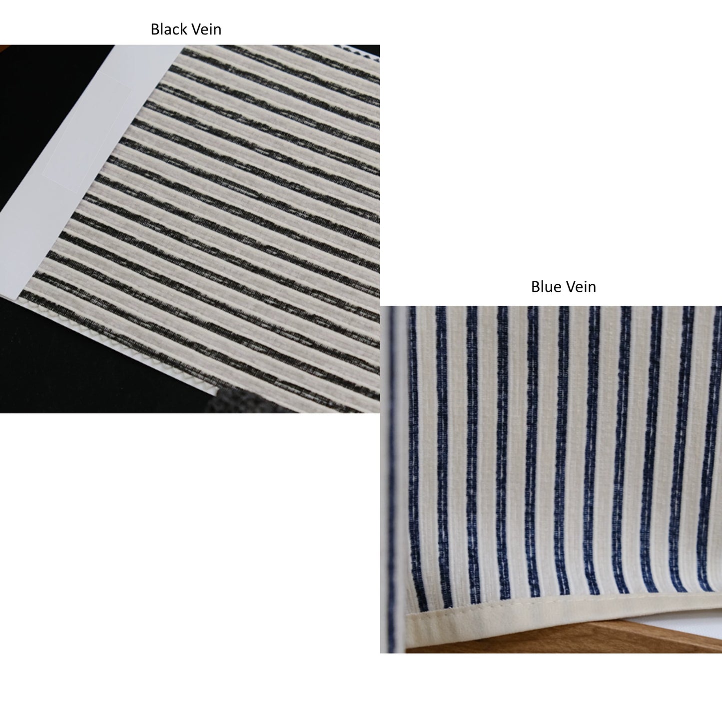 Ticking Stripe Modern Farmhouse Window Curtains Drapery