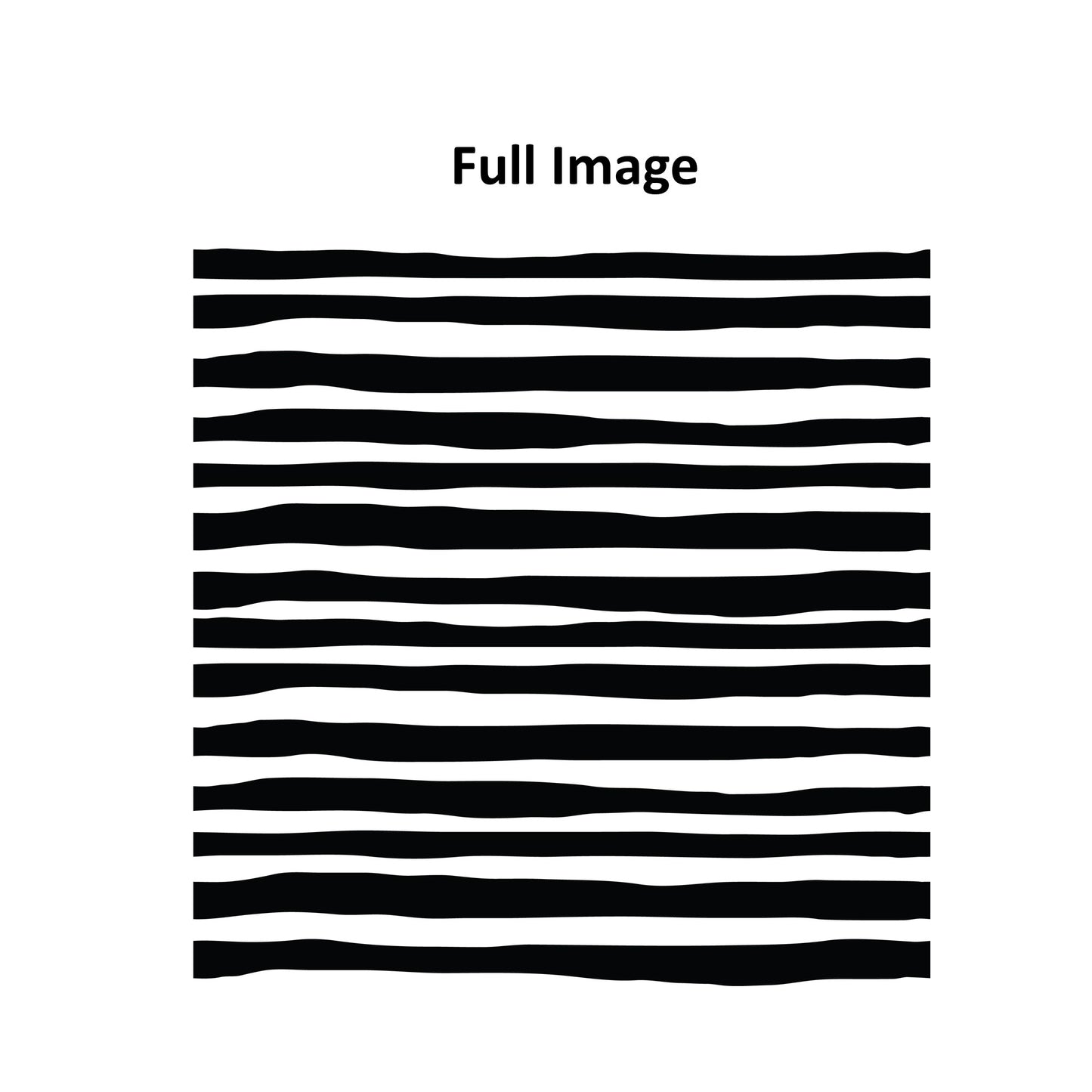 Horizontal Bold Striped Window Roman Shade
