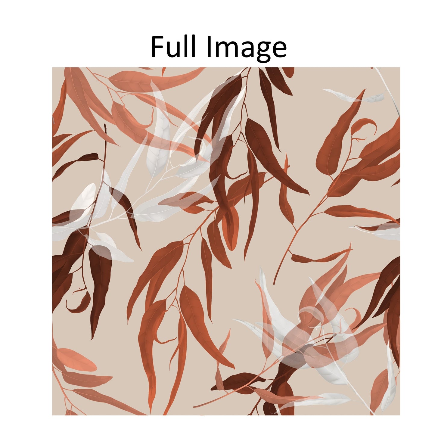 Mid Century Rustic Garden Vibes Window Roman Shade