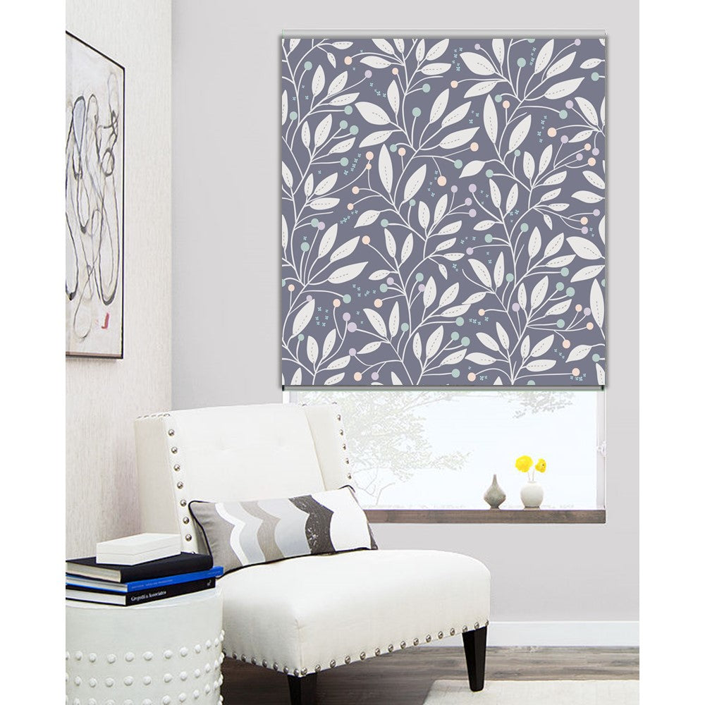 Botanical Flora Pattern Window Roller Shade
