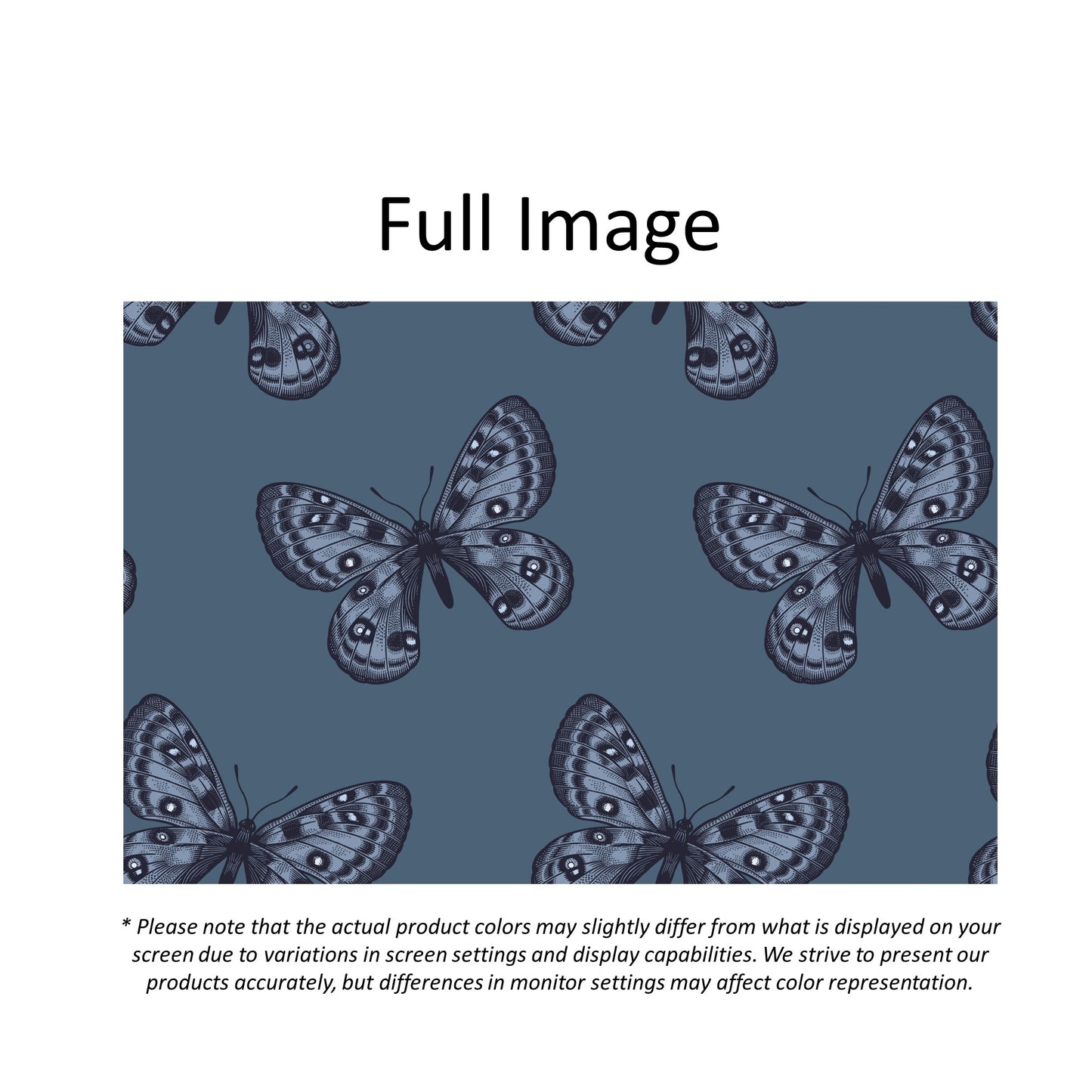 Blue Butterflies Window Roller Shade