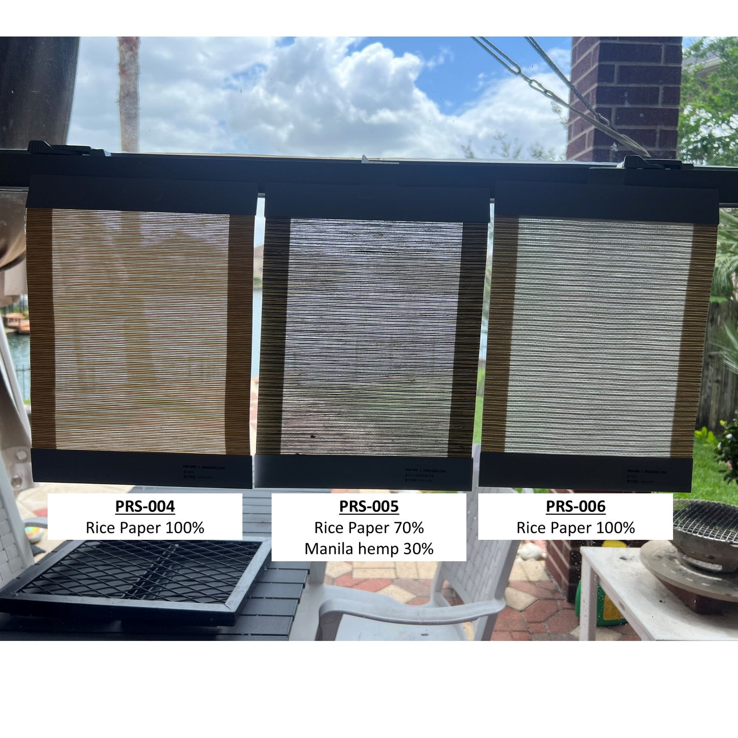 Dual-layered Blackout Light Filter Natural Linen Window Roller Shade