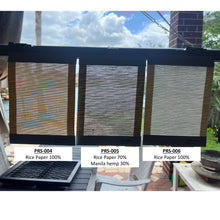Load image into Gallery viewer, Dual-layered Blackout Light Filter Natural Linen Window Roller Shade
