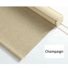 Load image into Gallery viewer, Plain Basic Upholstery Textured Window Blinds Roller Shade
