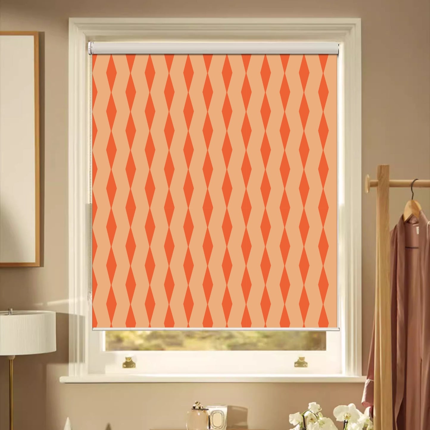 Midcentury Modern Window Roller Shade