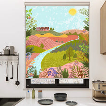 Load image into Gallery viewer, Countryside Sunny Day Window Roller Shade
