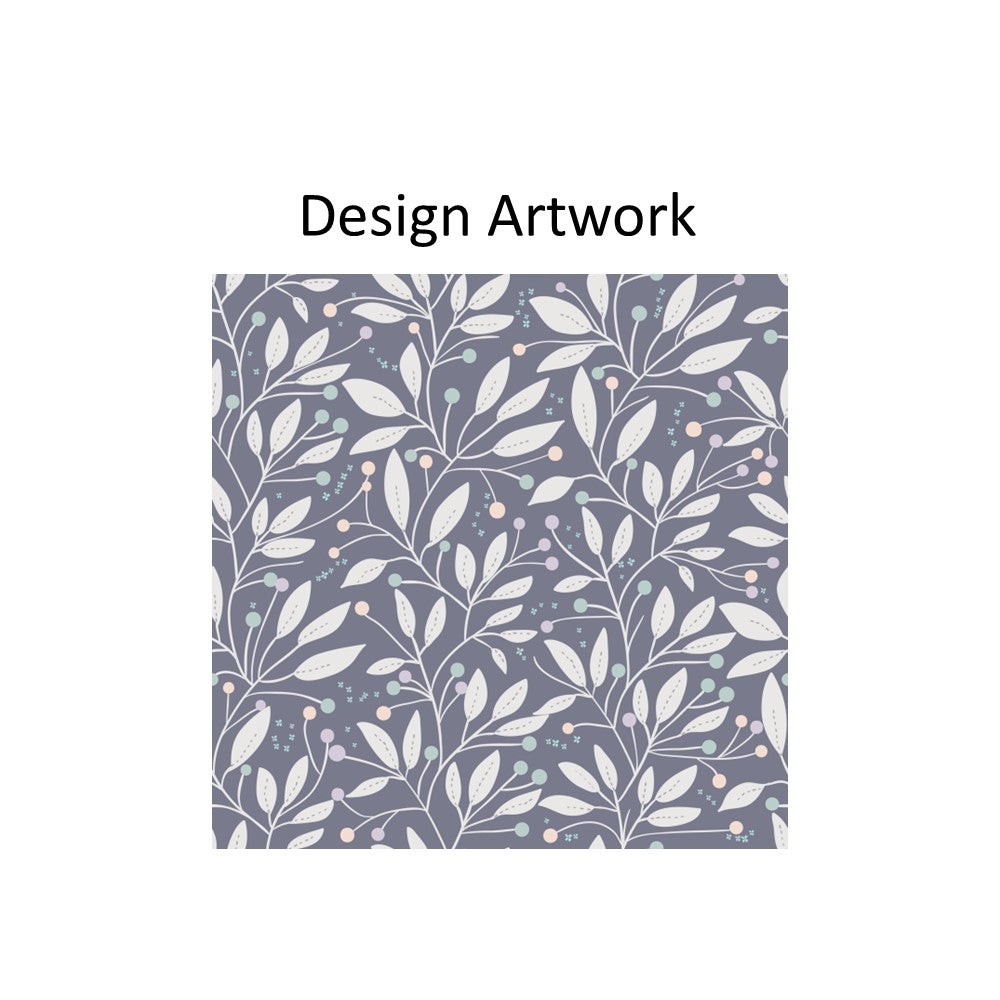 Botanical Flora Pattern Window Roller Shade