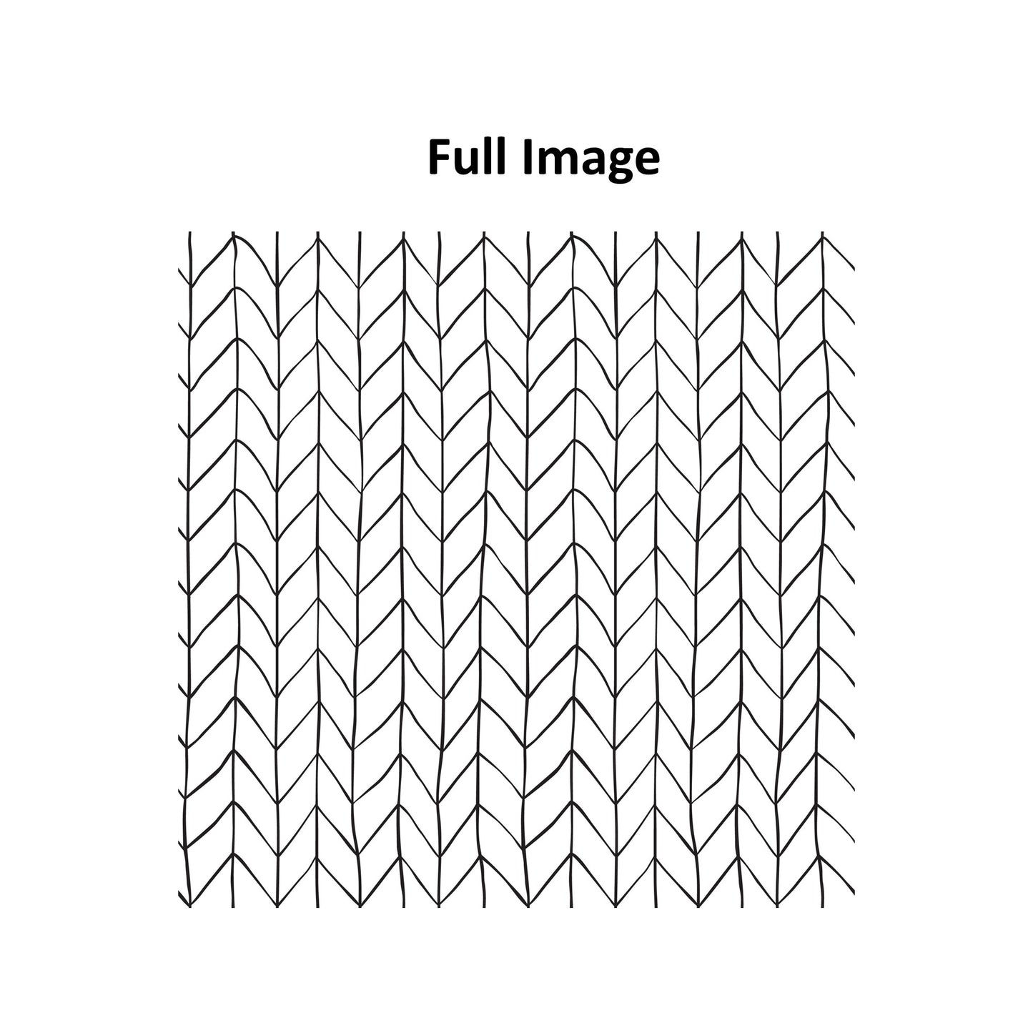 Simplicity Zigzag Window Roman Shade