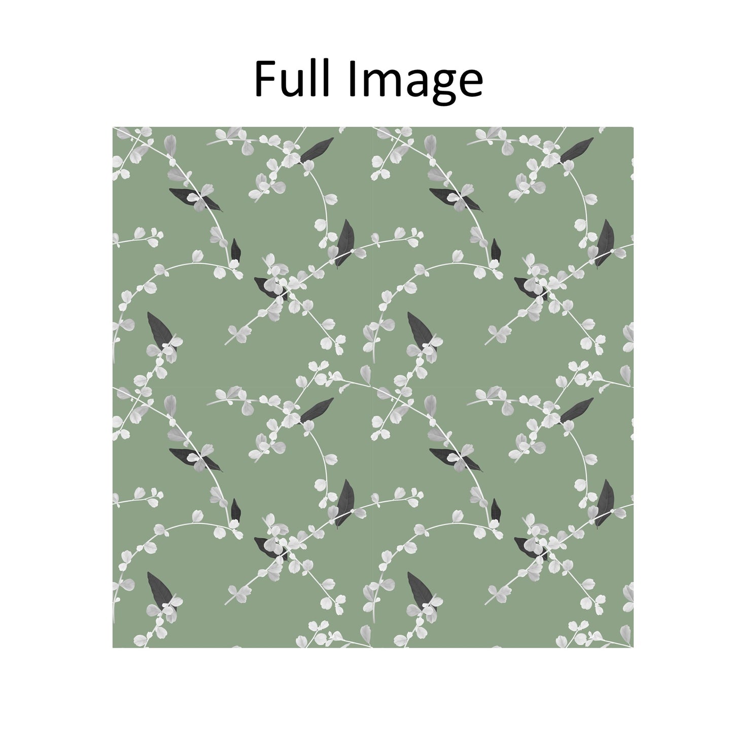 Green Garden Vibes Window Roman Shade