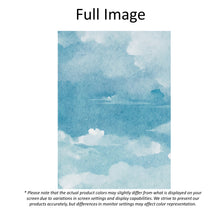 Load image into Gallery viewer, Clouds in the Sky Abstract Watercolor Window Roman Shade
