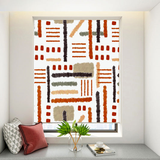 Boho Art Nursery Room Window Roller Shade