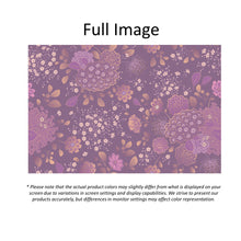 Load image into Gallery viewer, Purple Flower Print Window Roman Shade
