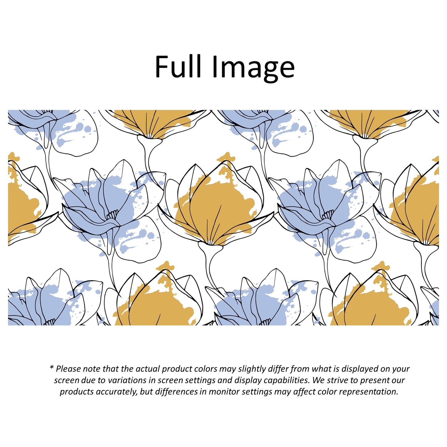 Comtemporary Flower Pattern Window Roman Shade