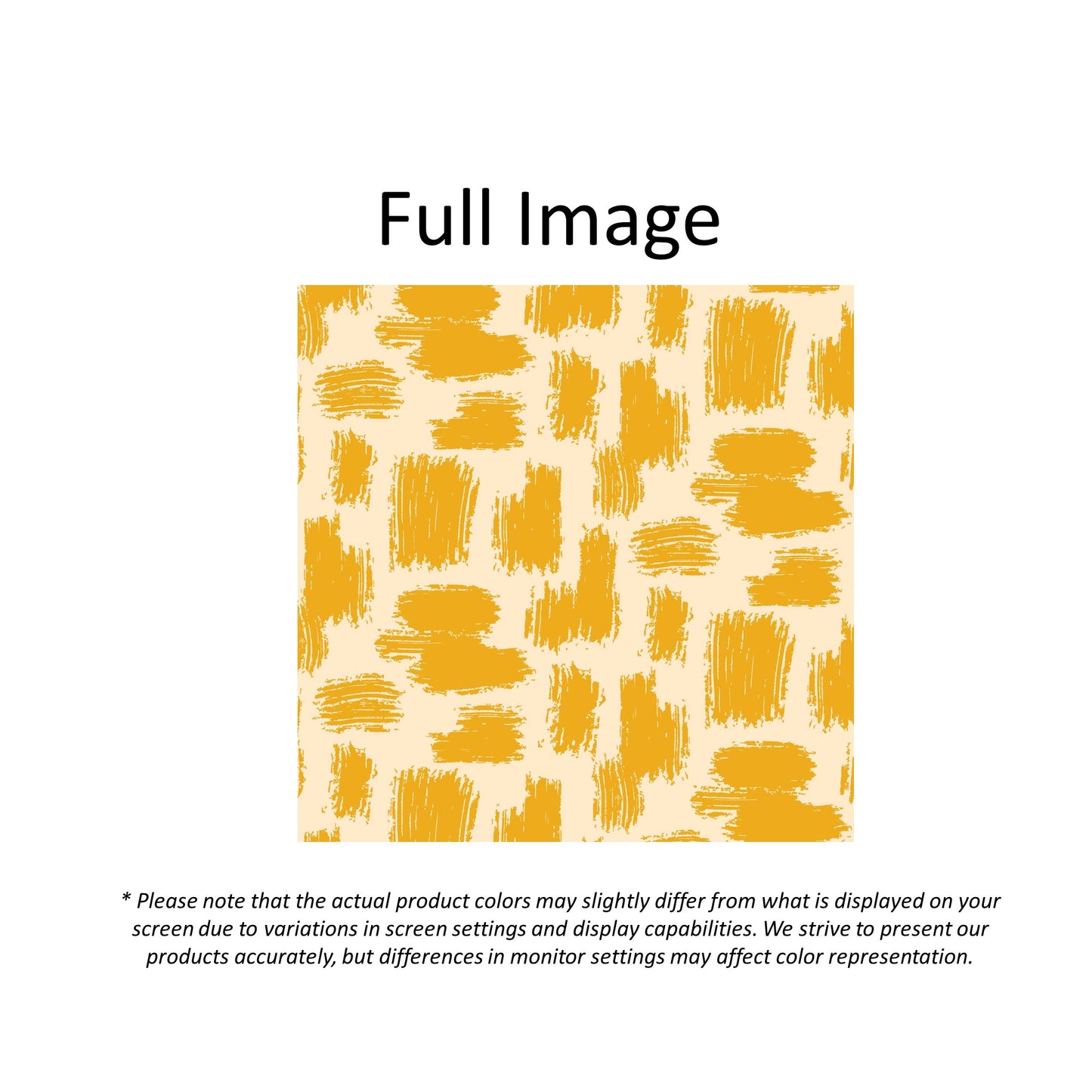Yellow Brush Painting Geometry Window Roller Shade