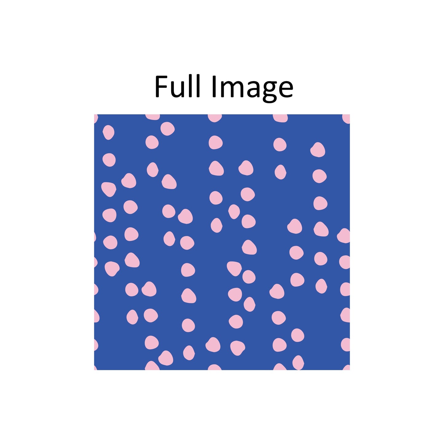 Blue Polka Dot Pastel Window Roman Shade
