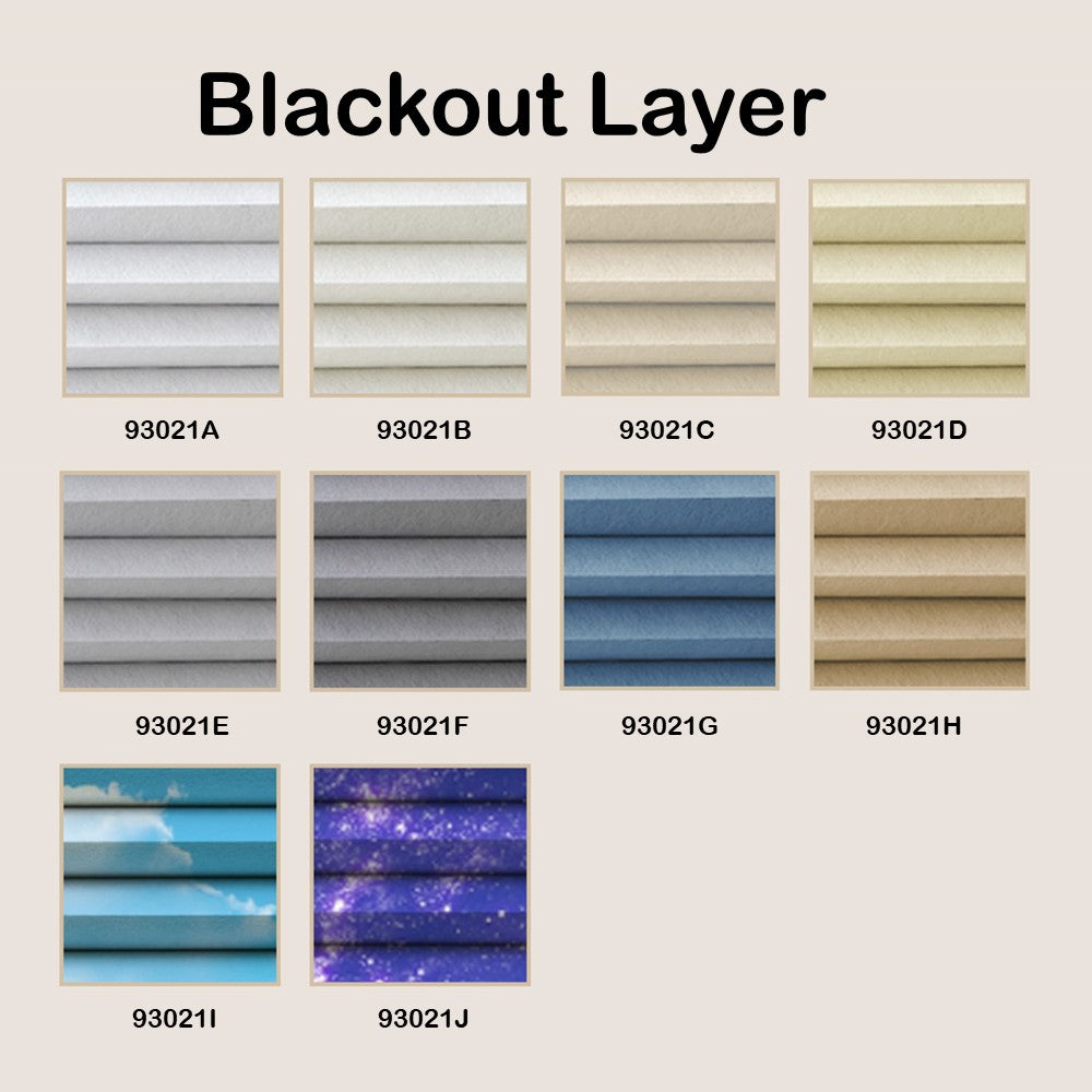 Honeycomb Cellular Cordless Light Filtering Blackout Bottom Up Roller Shades