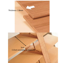 Load image into Gallery viewer, 100% Genuine Hardwood Venetian Blinds | Solid Wood Window Slats with Customizable Color Cloth Tapes &amp; Decorative Straps
