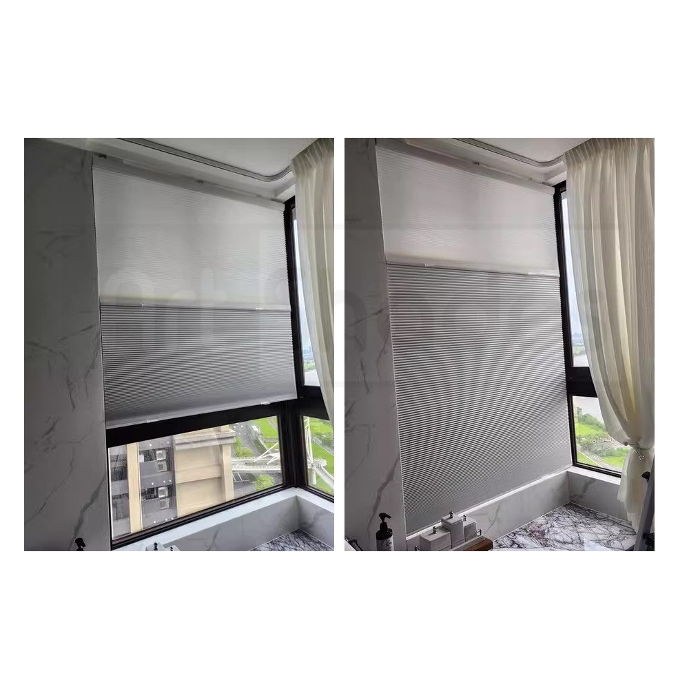 Honeycomb Cellular Cordless Light Filtering Blackout Bottom Up Roller Shades