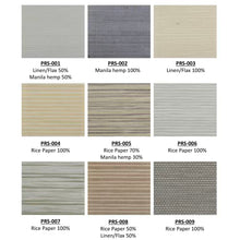 Load image into Gallery viewer, Dual-layered Blackout Light Filter Natural Linen Window Roller Shade
