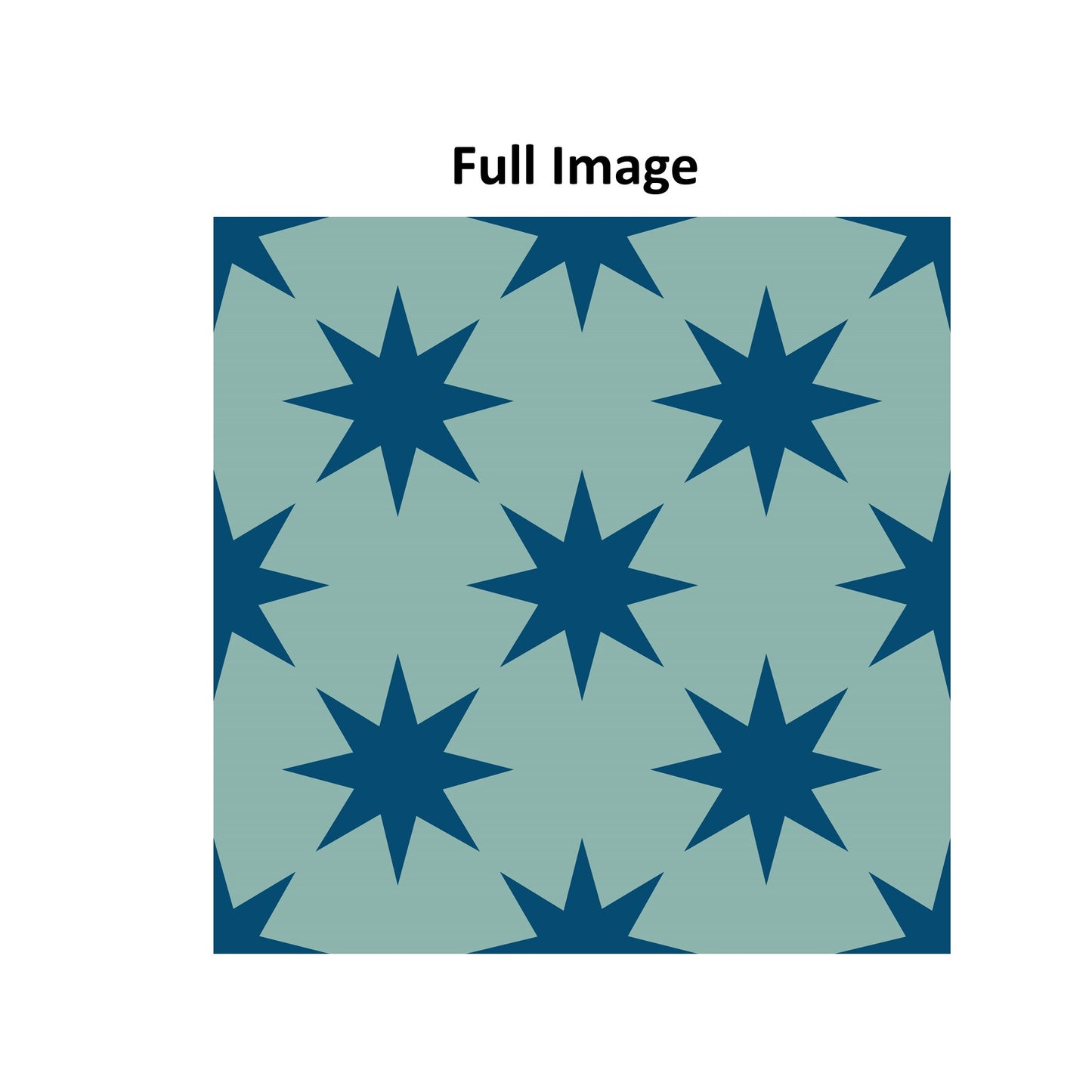 Blue Stars Boy Room Window Roller Shade