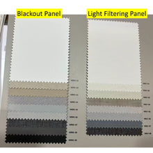 Load image into Gallery viewer, Dual-layered Blackout Light Filter Natural Linen Window Roller Shade
