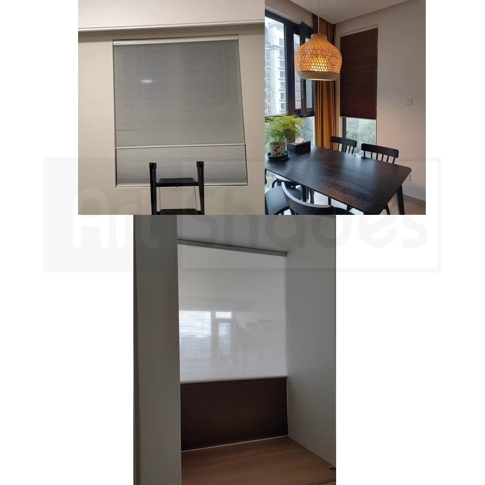 Honeycomb Cellular Cordless Light Filtering Blackout Bottom Up Roller Shades