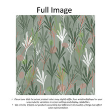 Load image into Gallery viewer, Botanical Flora Pattern Linen Faux Roman Shade Valance
