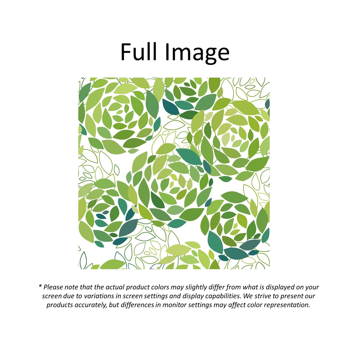Green Hydrangea Window Roller Shade
