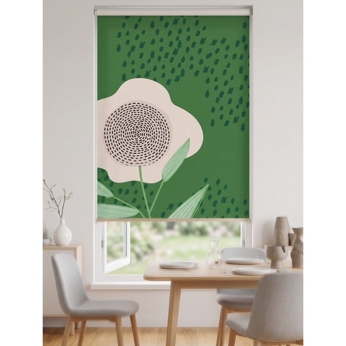 Sage & Bloom Organic Modern Window Roller Shade