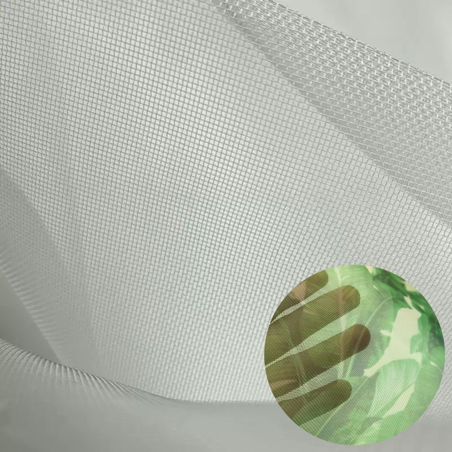 Custom Print Fabric Only -Textured Sheer 155G Shape Holding See Through Fabric
