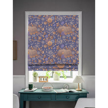 Load image into Gallery viewer, Midnight Garden Window Roman Shade
