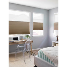 Load image into Gallery viewer, Honeycomb Cellular Cordless Light Filtering Blackout Bottom Up Roller Shades
