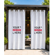 Load image into Gallery viewer, Waterproof Custom Print Personalized Outdoor Patio Privacy Drapery Curtain
