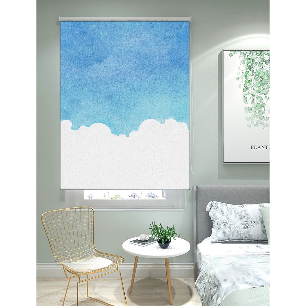 Cloudscapes Clouds Watercolor Window Roller Shade